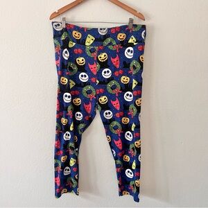 Disney Ambrie Nightmare Before Christmas Leggings Sz Plus